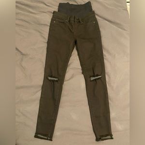 Blanqi maternity distressed skinny jeans